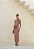 VESTIDO MIDI SAFIRA ALFAIATARIA - NUDE - Imagem 1