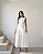 VESTIDO MARIAH MIDI PLISSADO - BRANCO - Imagem 1