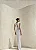 VESTIDO LONGO CAUDA FRANZIDA FRENTE ARCO - BRANCO - Imagem 3