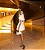 VESTIDO BELLY CURTO ALFAIATARIA MANGA BUFANTE - OFF WHITE - Imagem 2