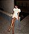 VESTIDO BELLY CURTO ALFAIATARIA MANGA BUFANTE - OFF WHITE - Imagem 3