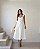 VESTIDO CAMILLE MIDI COM FAIXA - CLOUD DANCER - Imagem 1