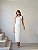 VESTIDO FLÁVIA LONGUETE TUBINHO LAÇO - OFF WHITE - Imagem 1