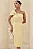 VESTIDO MIDI DETALHE UM OMBRO SAMARA - AMARELO - Imagem 2