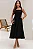 VESTIDO TEODORA COM ALÇA E BOLSOS - PRETO - Imagem 4
