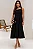 VESTIDO TEODORA COM ALÇA E BOLSOS - PRETO - Imagem 1