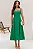 VESTIDO CAROL DECOTE V COM ALÇAS - VERDE - Imagem 1