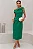 VESTIDO LEILA TUBINHO COM DETALHE FLOR - VERDE - Imagem 1