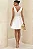 VESTIDO LUIZA DECOTE V COM CINTO - OFF WHITE - Imagem 3