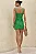 VESTIDO IVONI CURTO FRANZIDO COM ALÇA - VERDE - Imagem 3