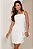 VESTIDO IVONI CURTO FRANZIDO COM ALÇA - OFF WHITE - Imagem 4