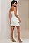 VESTIDO IVONI CURTO FRANZIDO COM ALÇA - OFF WHITE - Imagem 5