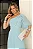 VESTIDO JAMILE LONGO UM OMBRO - AZUL SERENITY - Imagem 4