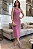 VESTIDO JUSSARA MIDI UM OMBRO ZIPER LATERAL - GOIABA - Imagem 1