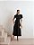 VESTIDO OLIVIA MIDI COM MANGA ALAFAIATARIA - PRETO - Imagem 1