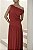 VESTIDO LONGO DRAPEADO CAMILLA - VERMELHO - Imagem 3