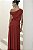 VESTIDO LONGO DRAPEADO CAMILLA - VERMELHO - Imagem 9