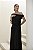 VESTIDO LONGO DRAPEADO CAMILLA - PRETO - Imagem 3