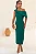 VESTIDO FABI MIDI UM OMBRO SÓ - VERDE - Imagem 1
