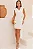 VESTIDO SUZY TUBINHO CURTO COM DETALHE FIVELA - OFF WHITE - Imagem 1