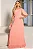 VESTIDO JAMILE LONGO UM OMBRO - ROSE - Imagem 1