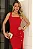 VESTIDO SUZANA MIDI SCUBA FRANZIDO FRENTE - VERMELHO - Imagem 2