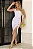 VESTIDO SUZANA MIDI SCUBA FRANZIDO FRENTE - OFF WHITE - Imagem 3