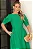 VESTIDO MIDI OHANA MANGA CURTA COM BOLSOS - VERDE - Imagem 2
