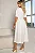 VESTIDO MIDI OHANA MANGA CURTA COM BOLSOS - OFF WHITE - Imagem 4