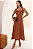 VESTIDO FRANCISCA MIDI ALÇA LARGA - MARROM - Imagem 5