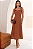 VESTIDO FRANCISCA MIDI ALÇA LARGA - MARROM - Imagem 1