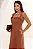 VESTIDO FRANCISCA MIDI ALÇA LARGA - MARROM - Imagem 4