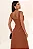 VESTIDO FRANCISCA MIDI ALÇA LARGA - MARROM - Imagem 3