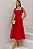 VESTIDO FRANCISCA MIDI ALÇA LARGA - VERMELHO - Imagem 6