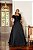 VESTIDO ÁGATA OMBRO A OMBRO DETALHE FLOR PLUS SIZE - PRETO - Imagem 5