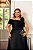 VESTIDO ÁGATA OMBRO A OMBRO DETALHE FLOR PLUS SIZE - PRETO - Imagem 2