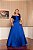 VESTIDO ÁGATA OMBRO A OMBRO DETALHE FLOR PLUS SIZE - AZUL ROYAL - Imagem 3