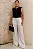 CALÇA PILAR ALFAIATARIA PREGAS FRENTE - OFF WHITE - Imagem 1