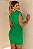 VESTIDO GIL TUBINHO FRANZIDO COM FAIXA - VERDE - Imagem 3