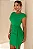 VESTIDO GIL TUBINHO FRANZIDO COM FAIXA - VERDE - Imagem 4