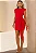 VESTIDO GIL TUBINHO FRANZIDO COM FAIXA - VERMELHO - Imagem 6