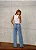 CALÇA JEANS CÓS DUPLO SARA - AZUL - Imagem 4