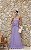 VESTIDO LONGO COM CHOKER SAIA PLISSADA SUZANA - LILÁS - Imagem 1