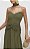 VESTIDO LONGO COM CHOKER SAIA PLISSADA SUZANA - VERDE MILITAR - Imagem 3