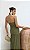 VESTIDO LONGO COM CHOKER SAIA PLISSADA SUZANA - VERDE MILITAR - Imagem 4