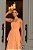 VESTIDO DE FESTA HOLANDA UM OMBRO SAIA CAMADAS - LARANJA - Imagem 4