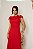 VESTIDO HILDA MIDI DETALHE FLOR - VERMELHO - Imagem 4