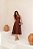 VESTIDO LOREN BORDADO ALÇA E BOLSOS - MARROM - Imagem 9