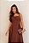 VESTIDO LOREN BORDADO ALÇA E BOLSOS - MARROM - Imagem 6