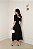 VESTIDO DAFNY DECOTE V COM MANGA - PRETO - Imagem 3